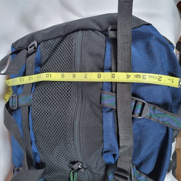 Jansport Hiking Camping Multipocket Waist Belt Backpack Blue Outdoor Nature - Picture 9 of 9